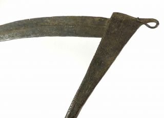 Scythe Currency Forged Iron Nigeria African Art WAS $95.  00 3