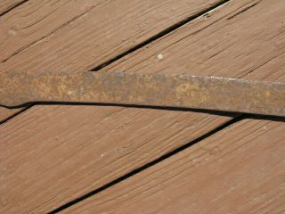 Early Blacksmith Made Wrought Iron Sword 11