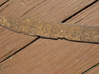 Early Blacksmith Made Wrought Iron Sword 5