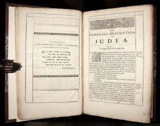 1650 FULLER Pisgah - Sight of Palestine HOLY LAND ISRAEL Bible JUDAICA plates MAPS 3