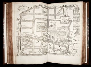 1650 FULLER Pisgah - Sight of Palestine HOLY LAND ISRAEL Bible JUDAICA plates MAPS 5