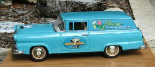 Vintage Tin Friction Bandai 1956 Ford Sedan Delivery (12 Inch - 30 Cm)