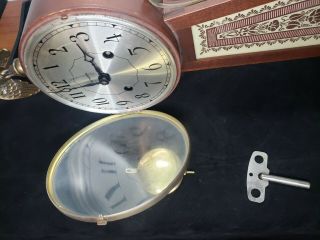 Vtg Seth Thomas Brookfield Banjo Clock 6W E 530,  A 208 movement Eagle Finial 10