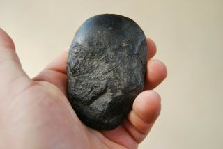 old Aboriginal stone hand axe with ground edge of considerable age 3