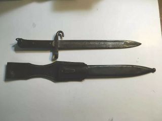 Ww2 1941 Fighting Knife And Case,  6655 No.  On Sheath Rare 