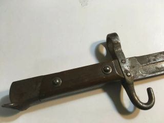 WW2 1941 fighting knife and case,  6655 no.  on sheath rare ' 5