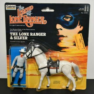 Legend Of The Lone Ranger Lone Ranger & Silver Figure Gabriel 1981