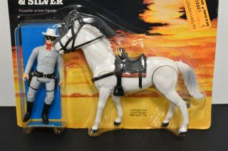 Legend of the Lone Ranger Lone Ranger & Silver Figure Gabriel 1981 2