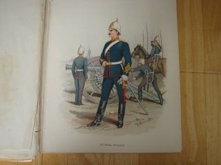 British Military Prints X 17 Indian and Colonial Forces H.  Burnett 19th Century 7
