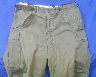 KOREA War US Army Military Trousers Shell Field M - 1951 Uniform Pants 36 x 28 2