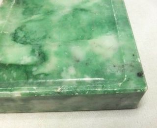 G691: Chinese ink stone of green stone carving ware with appropriate tone 6