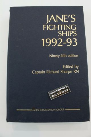 JANES FIGHTING SHIPS 1992 - 1993 95TH EDITION COPYRIGHT 1992 2
