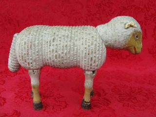 Antique Schoenhut Sheep Lamb with Painted Eyes RARE 5
