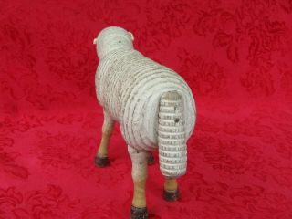 Antique Schoenhut Sheep Lamb with Painted Eyes RARE 7