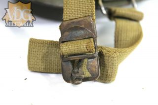 WW2 U.  S.  Front Seam SB Helmet & Liner Set 7