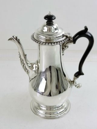 Fabulous quality Victorian SILVER COFFEE POT,  London 1897 Harris Brothers 751g 2