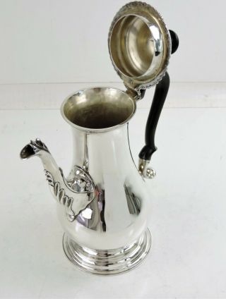 Fabulous quality Victorian SILVER COFFEE POT,  London 1897 Harris Brothers 751g 3