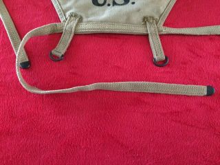 WWI US Army Haversack M1910 Pack Tail Piece Carrier Diaper Dated 1918 3
