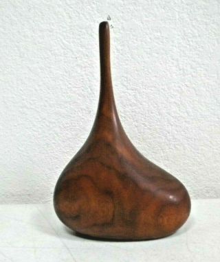Mid Century Danish Modern Teak Wood Weed Pot / Bud Vase Osolnik Stocksdale Era