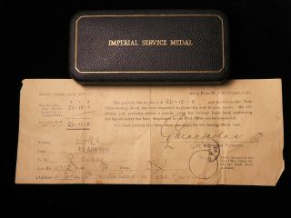 Qeii Silver Imperial Service Medal To Robert Glass,  Gateshead - On - Tyne,  Newcastle