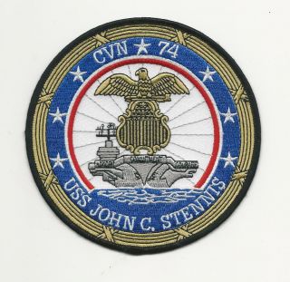 Us Navy Patch - Cvn 74 Uss John C.  Stennis