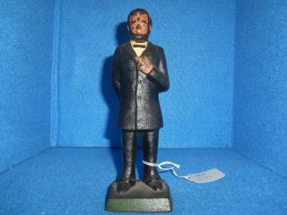 Vintage Abraham Lincoln Cast Iron Toy.  7 1/2 X 2 1/2 (aba 15712)