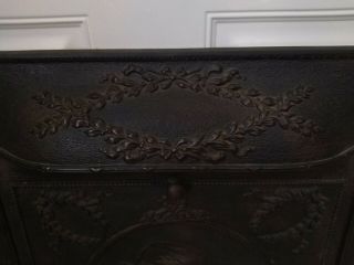 Antique Art Nouveau Summer Fireplace Cover w/Frame For Davud 2