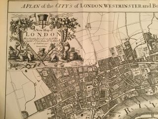 Rare,  A Plan Of The City’s Of London,  Westminster And The Borough Of Southwark 2
