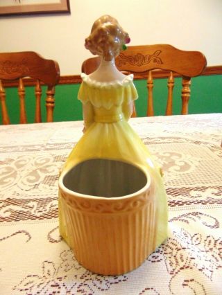 Early German Lady Planter Figurine 3