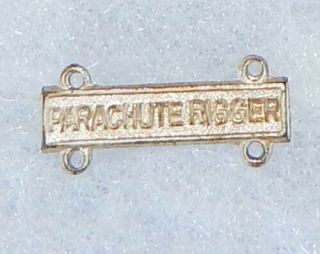 Wwii Aaf Parachute Rigger Qualification Bar