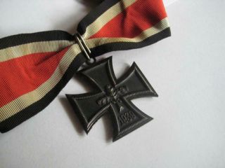 Knight cross 800 silver WW II paratrooper award,  ribbon 1939 rare veteran badge 2