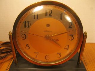 Rare Vintage Telechron Model 4F51 - A Telart Art Deco Clock 2