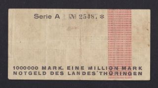 Rare Hyperinflation Note BAUHAUS Herbert Bayer 1923 Modernist Typography Serie A 2