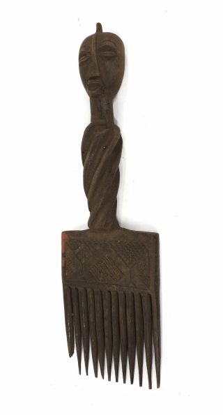 Kuba Figural Comb Congo African Art