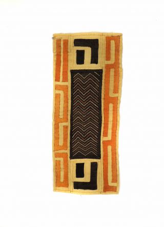 Kuba Raffia Textile Handwoven Congo African Art 33 Inches
