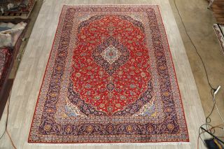 Traditional Wool Persian Red Area Rug HandmadeFloral Oriental Carpet 10 x 13 2
