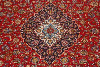 Traditional Wool Persian Red Area Rug HandmadeFloral Oriental Carpet 10 x 13 3