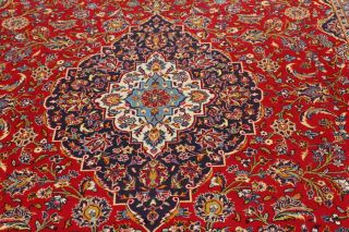 Traditional Wool Persian Red Area Rug HandmadeFloral Oriental Carpet 10 x 13 6