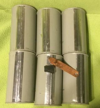1950 ' s U.  S.  Military Drinking Water Emergency 6 Cans One Opener  6