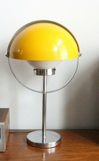 Best Offer: Raak Eclipse Mid Century Modern Mod Table Lamp In Yellow