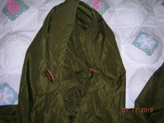 US ARMY M1950 ' s M51 shell parka jacket fishtail medium Korean war era 10