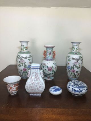 A Group Of Old Chinese Antiques