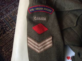 Vtg Battle Dress Large 1951 SURPLUS CANADIAN MILITARY Jacket Pants And Suspender 2