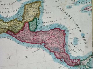 1846 MAP TEXAS REPUBLIC UNITED STATES HOUSTON DALLAS CALIFORNIA MEXICO 7