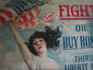 HOWARD CHANDLER CHRISTY WWI WORLD WAR I U.  S ' FIGHT ' RECRUITING POSTER 4