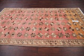 Vintage Star Design PINK Bakhtiari Persian Area Rug Distressed Oriental Wool 5x9 12