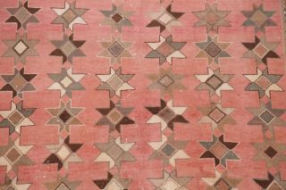 Vintage Star Design PINK Bakhtiari Persian Area Rug Distressed Oriental Wool 5x9 4