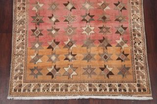 Vintage Star Design PINK Bakhtiari Persian Area Rug Distressed Oriental Wool 5x9 5
