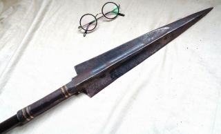 Huge Antique Elephant Spear Cavalry Armour Piercing Pike Lance Halberd No Sword