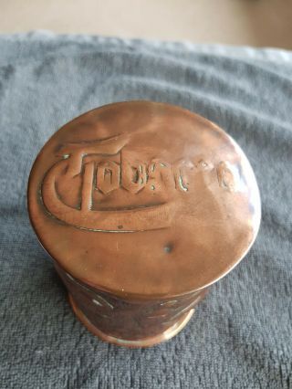 Newlyn copper Tobacco Tin 2